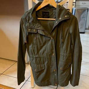 Love Tree Army Green Field Jacket